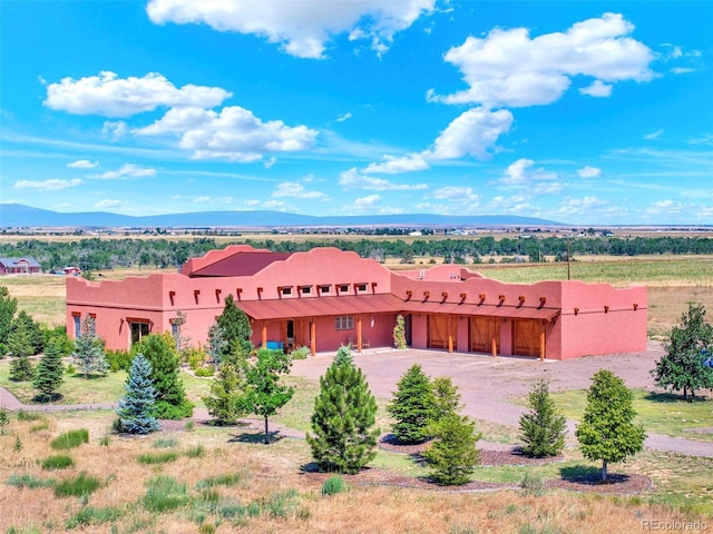 5549 Yulle Rd, Bennett, CO 80102 - view from above of property with mountains
