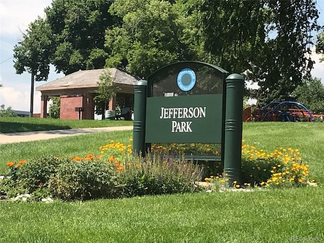 2865 W 24th Ave, Denver, CO 80211 - community / neighborhood sign featuring a yard