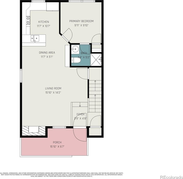 2882 W Long Cir Unit H, Littleton, CO 80120 - view of floor plan / room layout