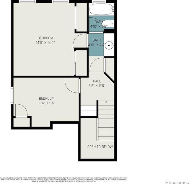 2882 W Long Cir Unit H, Littleton, CO 80120 - view of room layout