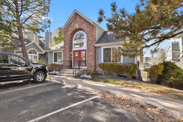 view of front of house featuring french doors