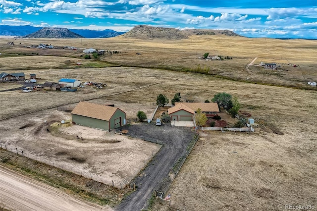 11549 Haskell Creek Rd, Larkspur, CO 80118 - overview of rural landscape with a mountainous background