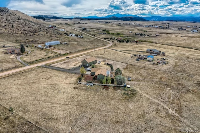 11549 Haskell Creek Rd, Larkspur, CO 80118 - aerial view of sparsely populated area featuring a mountainous background