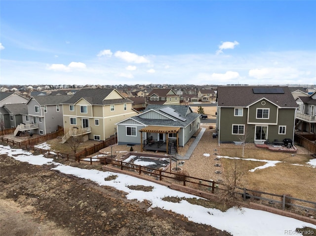 view of front of property with a patio