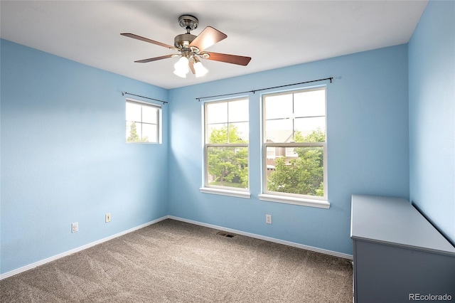 4488 Larksong Pl, Castle Rock, CO 80109 - empty room with carpet floors and a ceiling fan