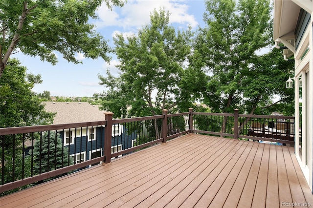 4488 Larksong Pl, Castle Rock, CO 80109 - view of wooden deck