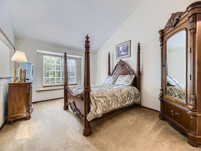15035 E Grand Ave, Aurora, CO 80015 - bedroom with light colored carpet and lofted ceiling