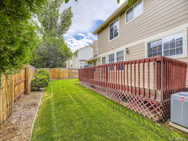 15035 E Grand Ave, Aurora, CO 80015 - fenced backyard with a deck