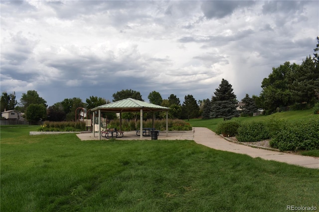 15035 E Grand Ave, Aurora, CO 80015 - view of community with a gazebo and a yard