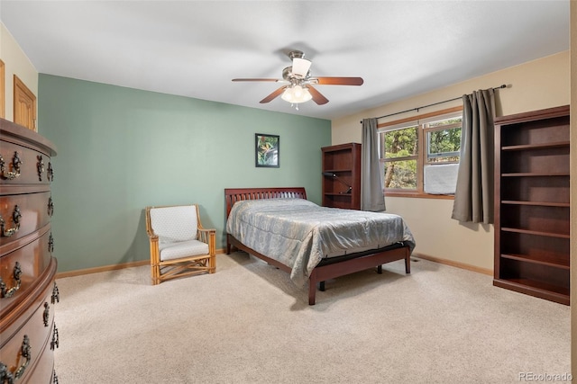 29 Cedar Ln, Bailey, CO 80421 - carpeted bedroom with baseboards and ceiling fan