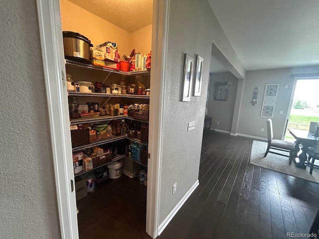 view of pantry