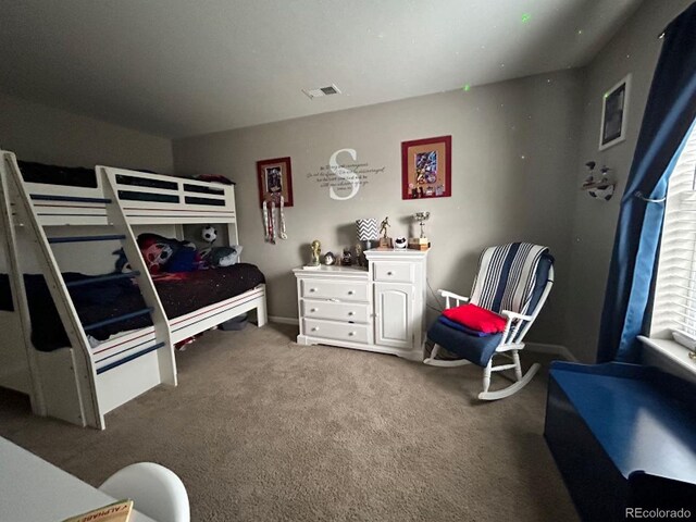 bedroom featuring carpet floors