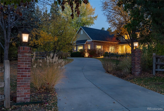 view of front of house