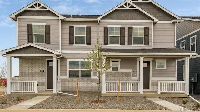 view of front of home with a porch