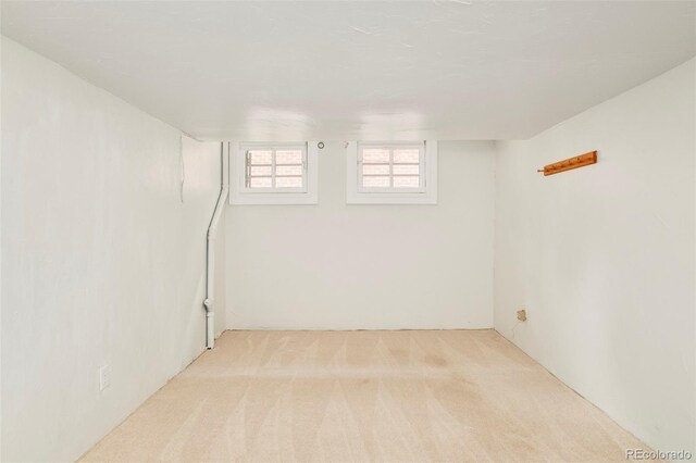 730 Cook St, Denver, CO 80206 - below grade area with light carpet