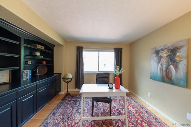 1881 Alma Ln, Superior, CO 80027 - office space with light wood-type flooring and a textured ceiling