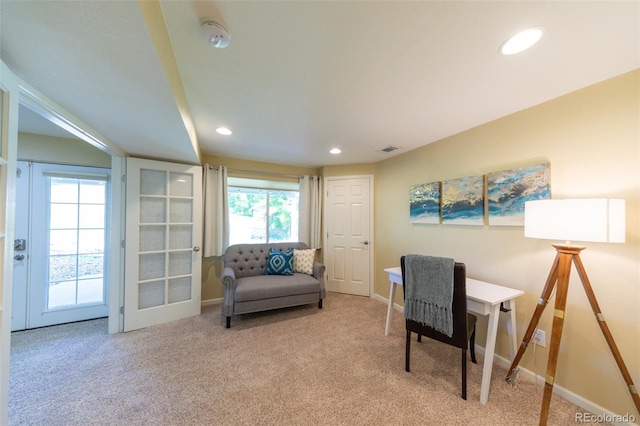 1881 Alma Ln, Superior, CO 80027 - carpeted office space featuring baseboards and recessed lighting