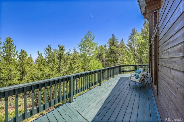 11333 Conifer Mountain Rd, Conifer, CO 80433 - view of wooden deck