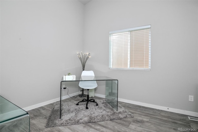 2742 Show Hunter Way, Colorado Springs, CO 80922 - office with wood finished floors and baseboards