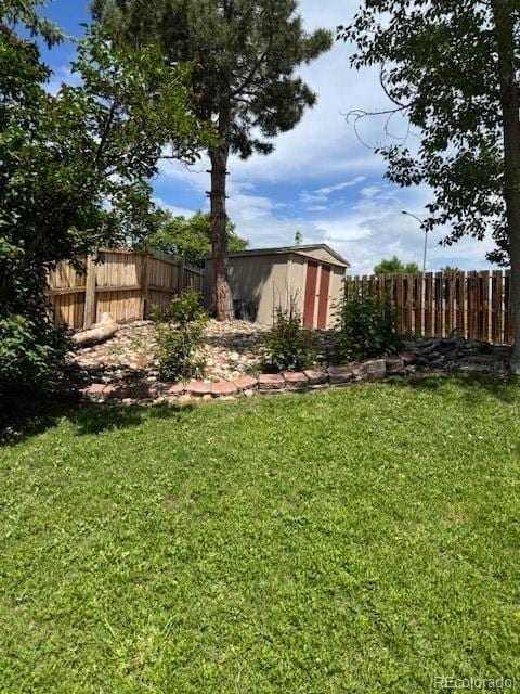 5201 E 127th Dr, Thornton, CO 80241 - view of yard with a shed