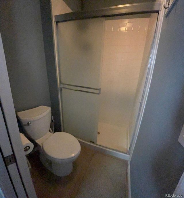 5201 E 127th Dr, Thornton, CO 80241 - full bathroom featuring a shower stall and toilet