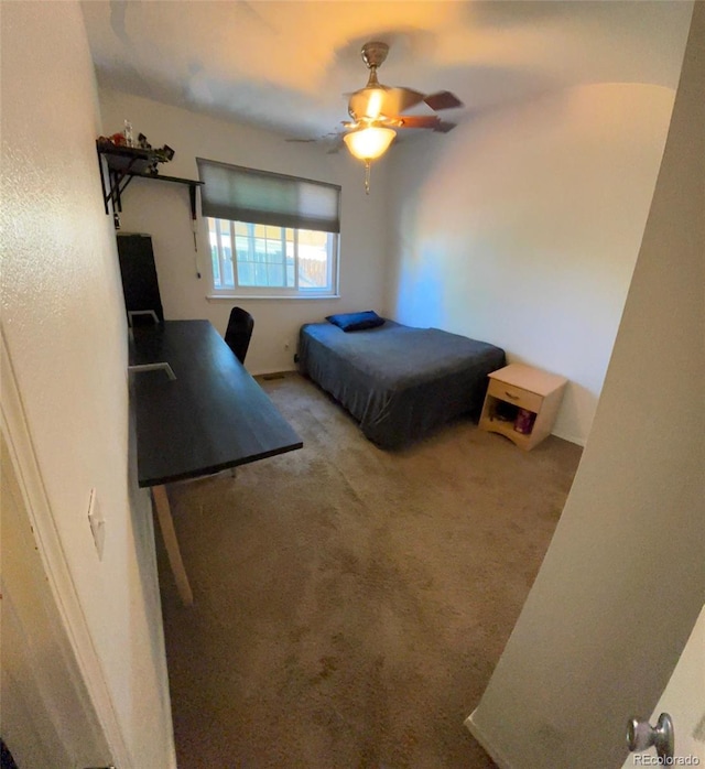 5201 E 127th Dr, Thornton, CO 80241 - carpeted bedroom featuring a ceiling fan