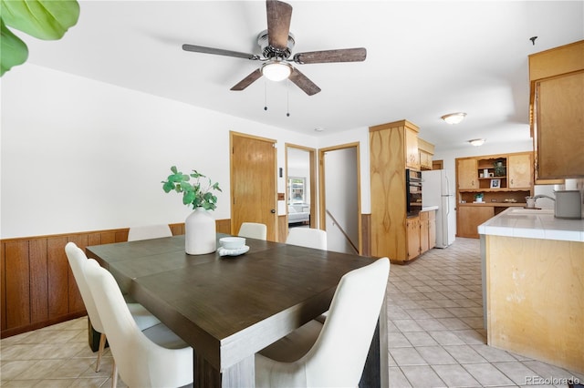 7135 S Sherman St, Centennial, CO 80122 - dining space with a ceiling fan