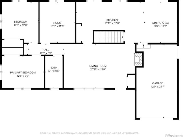 7135 S Sherman St, Centennial, CO 80122 - view of floor plan / room layout