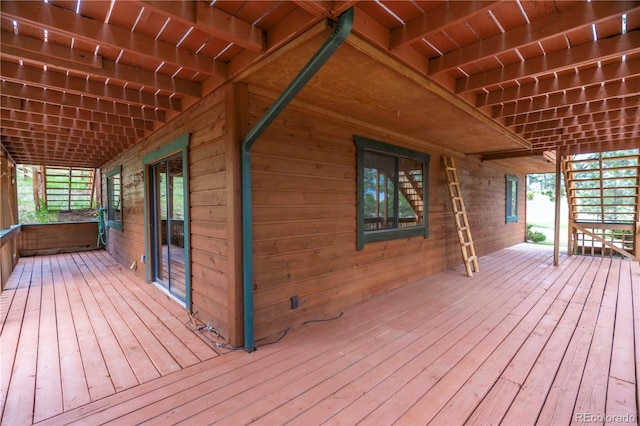 917 Bluebird Ln, Bailey, CO 80421 - view of wooden terrace