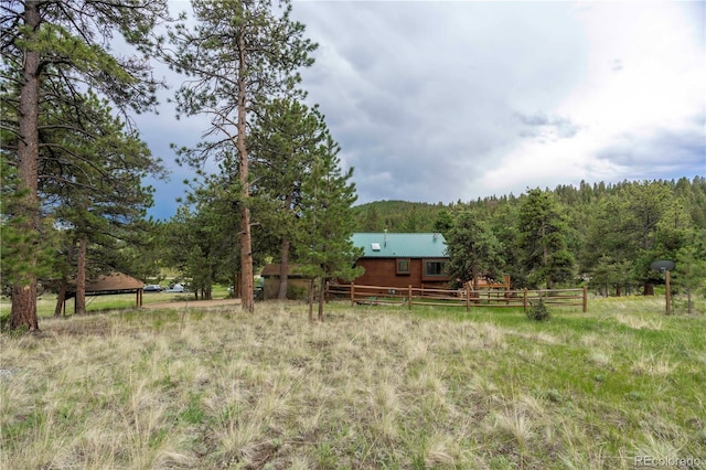 917 Bluebird Ln, Bailey, CO 80421 - view of yard featuring a view of trees and a view of countryside