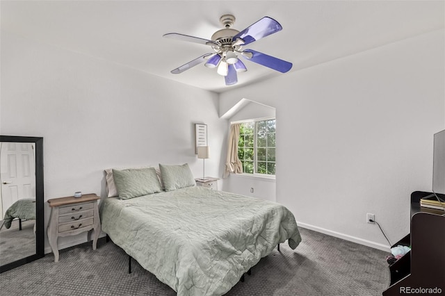 1588 W 111th Ave, Northglenn, CO 80234 - carpeted bedroom featuring a ceiling fan and baseboards