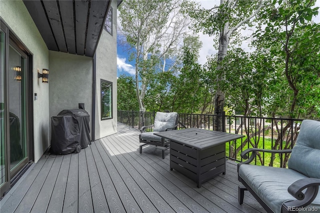 1915 Hunters Point Ln, Colorado Springs, CO 80919 - deck with grilling area