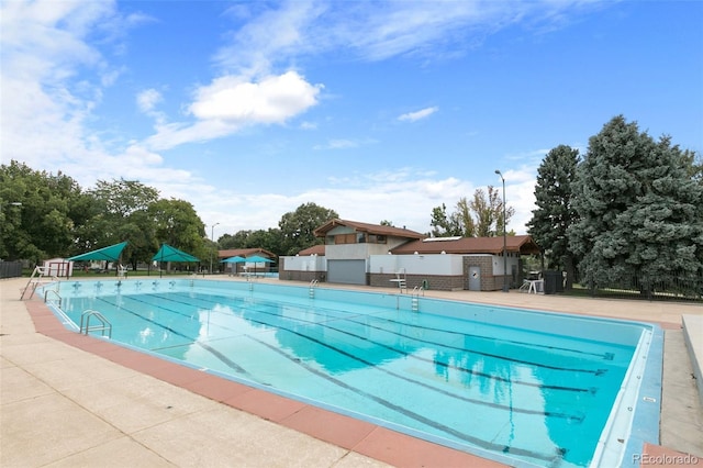 view of pool