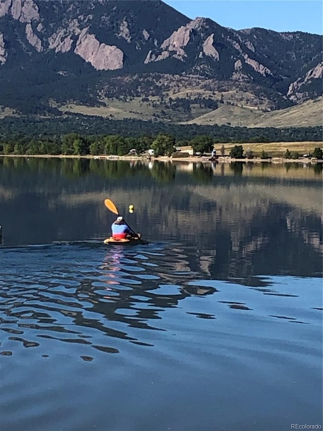 1069 Crestmoor Dr, Boulder, CO 80303 - water view featuring a mountainous background