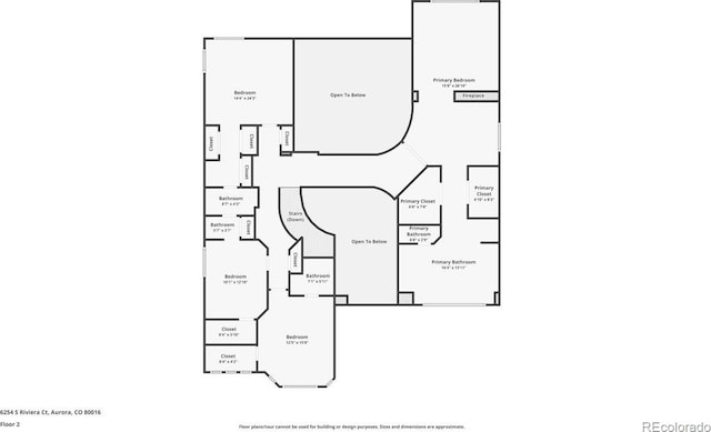 6254 S Riviera Ct, Aurora, CO 80016 - room layout