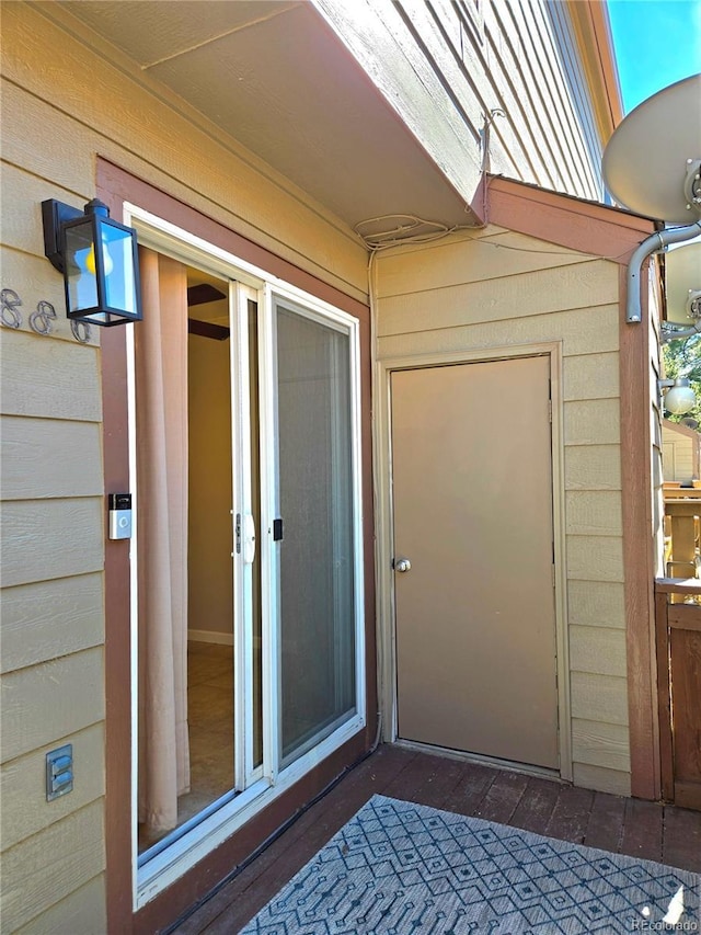 view of entrance to property