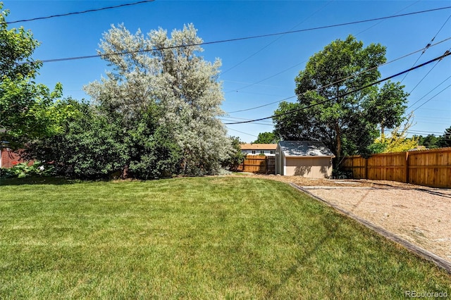 4660 E Briarwood Pl, Centennial, CO 80122 - fenced backyard featuring a storage shed