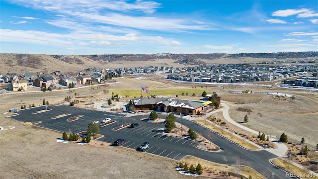 aerial view featuring a residential view