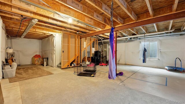 6207 Kildare Dr, Colorado Springs, CO 80927 - basement with stairway