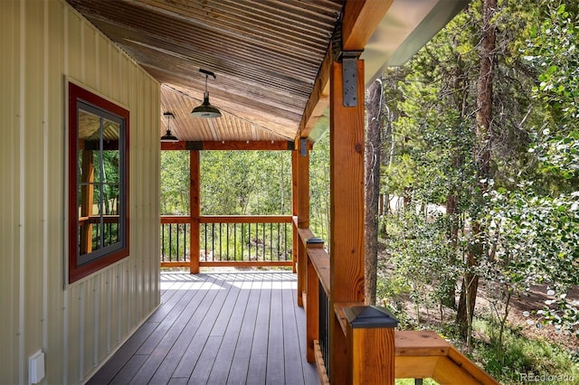 713 Rudi Ln, Golden, CO 80403 - view of wooden deck