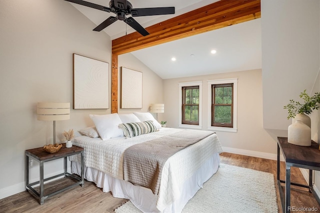713 Rudi Ln, Golden, CO 80403 - bedroom with wood finished floors, recessed lighting, and a ceiling fan