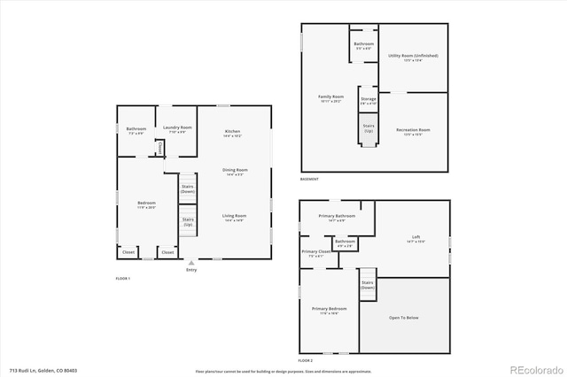 713 Rudi Ln, Golden, CO 80403 - view of room layout