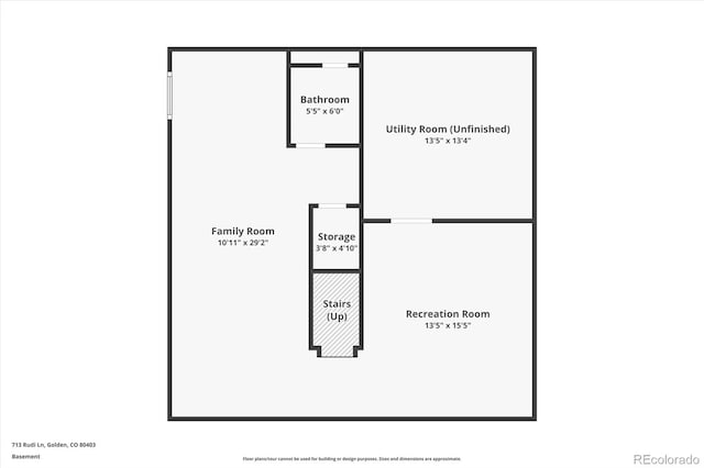 713 Rudi Ln, Golden, CO 80403 - view of room layout
