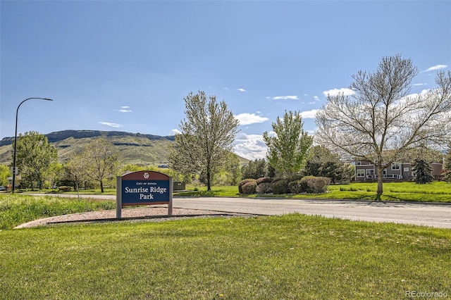 6114 Salvia Ln, Arvada, CO 80403 - view of asphalt road featuring a mountain view