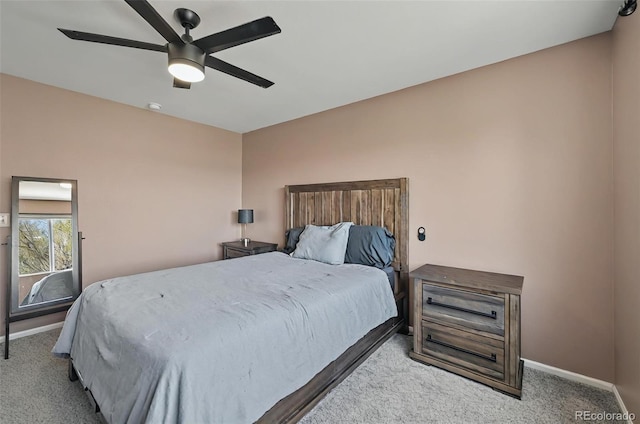 1899 Woodpark Dr, Colorado Springs, CO 80951 - carpeted bedroom featuring baseboards and a ceiling fan