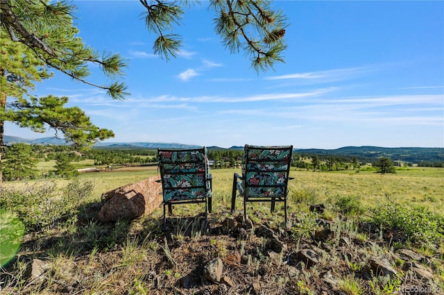 exterior space featuring a rural view