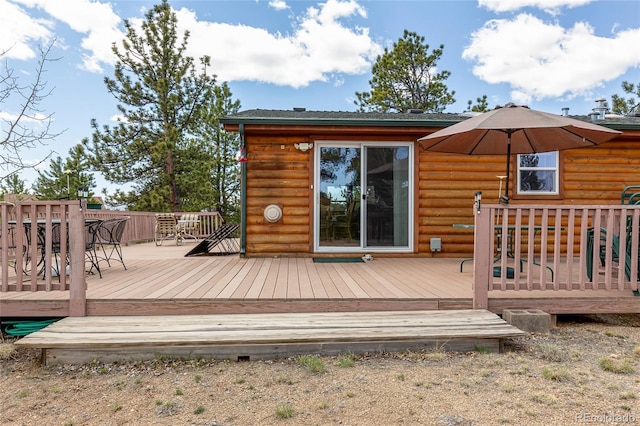 1258 Aspen Trl, Hartsel, CO 80449 - deck featuring outdoor dining area
