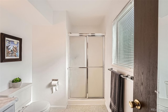 13934 W Warren Dr, Lakewood, CO 80228 - full bathroom with a shower stall and toilet