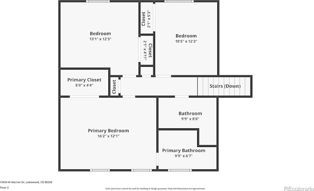 13934 W Warren Dr, Lakewood, CO 80228 - view of room layout