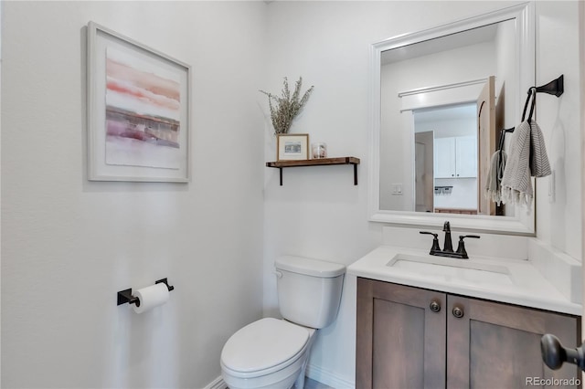 19745 Hopi Pines Grv, Peyton, CO 80831 - half bath featuring toilet and vanity